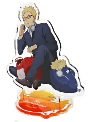 【中古】アクリルスタンド・アクリルパネル 月島蛍 Playingマスコット アクリルスタンド 「ハイキュー!!」 アニメイト限定