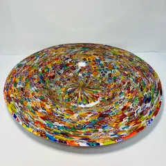 レア　ムラノガラスハイエナメル　大皿　飾り皿　ベネチア　ヴェネチア 2025年最新】ベネチアンガラス 皿の人気アイテム - メルカリ