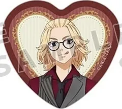 【中古】バッジ・ピンズ 佐野万次郎 「東京リベンジャーズ POP UP SHOP in 東京アニメセンターin DNP PLAZA SHIBUYA 描き下ろしハート缶バッジ(スーツベスト)」