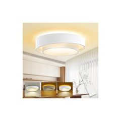 [禄越] シーリングライト 間接照明 LED 照明器具 6畳 30W リモコン付 12段階 調光 調色 タイマー 常夜灯 電気 ledライト 照明 天井 省エネ ledシーリングライト おしゃれ 簡単取付 部屋 ライト 子供部屋 キッチン リビング 洋室 和室