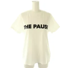 ザポーズ THE PAUSE Tシャツ カットソー 半袖 F 白 ホワイト /AT ■OS ■SH