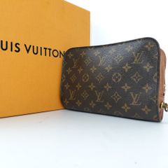 LOUIS VUITTON　ルイヴィトン　モノグラム オルセー セカンドバッグ クラッチバッグ PVC レザー　ブラウン