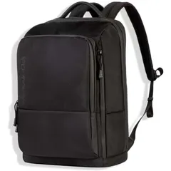 [Quikaboo] バックパック リュック ビジネスリュック リュックサック タウンリュック カジュアルリュック メンズ レディース A4収納可 出張 デボネア 軽量 通勤 通学 (ブラック 大容量) [ブラック 大容量]