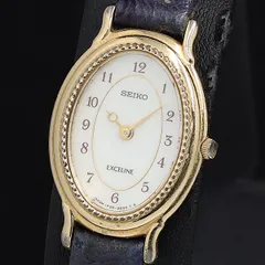 Vintage 1993 [Exc+5] Seiko Exceline 1F20-0J50 shell Quartz