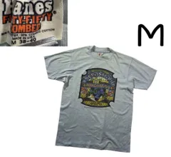 70s80sアメリカUSA製ヘインズTシャツ　M ステンドグラスカリフォルニア　SWS0109