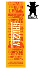 GRIZZLY Roll Call Griptape MUSTARD　グリズリーデッキテープ　スケボーデッキテープ　スケートボードデッキテープ