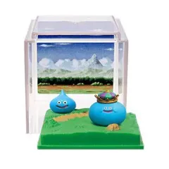 【中古】トレーディングフィギュア スライム＆キングスライム 「ドラゴンクエスト ミニミニジオラマコレクション モンスターパーク」