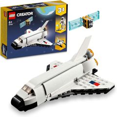 【新品】レゴ クリエイター スペースシャトル おもちゃ 玩具 誕生日 プレゼント ブロック 知育 男の子 女の子 子供 6歳 7歳 8歳 9歳 宇宙 乗り物 車 ミニカー