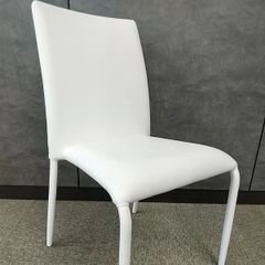 合成皮革 ホワイト チェア 配送 73×47×40 - メルカリ