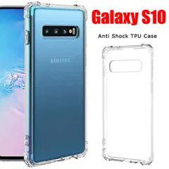 GALAXY Galaxy S10 ギャラクシー ギャラクシィ スマホケース クリア 透明 TPU 耐衝撃 衝撃緩和 本体保護 キズ防止 コーナーガード バンパー 薄型 のサムネイル