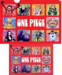 【中古】クリアファイル 麦わらの一味 A4クリアファイル＆ステッカーセット 「一番くじ ワンピース 未来島エッグヘッド」 K賞