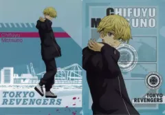 【中古】クリアファイル 松野千冬 A4描き下ろしクリアファイルセット(2枚組) 「タイトーくじ 東京リベンジャーズ 関東事変～時代を創るものたち～」 G賞