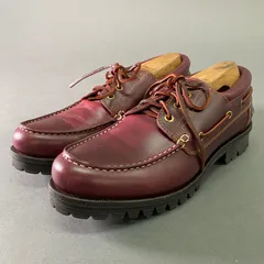 3a22 Danner ダナー モカシン 3EYELET アイレット レザーデッキシューズ D0024 27cm バーガンディ Leather ポルトガル製のサムネイル