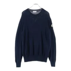 MONCLER (モンクレール) タグニット ネイビー 綿 S K10919C00007