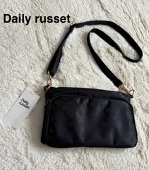 デイリーラシット Daily russet マルチポケットサコッシュブラック