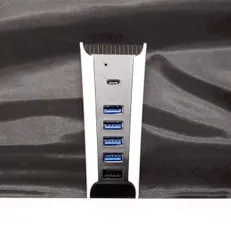 T【HY】【中古】【動作品】PS5 プレイステーション5 拡張 USBハブ 5ポート HS-PS5027 ホワイト[定形外郵便、送料無料]HY002