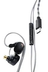 新品 水月雨 MoonDrop CHU II DSP イヤホン HIFIイヤホン USB Type-C カナル型 有線 マイク付き 交換可能リケーブル アルミニウムマグネシウム合金振膜 0.78mm2pinコネクタデザイン