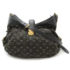 LOUIS VUITTON ルイ ヴィトン モノグラムデニム スライトリー ショルダーバッグ 斜め掛け キャンバス ノワール 黒 ブラック M95835