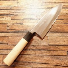 包丁 出刃包丁 150mm モリブデンバナジュウム鋼 朴丸柄 ⑧ - メルカリ