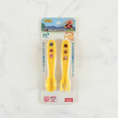 新品 それいけ！アンパンマン 抗菌スプーン・フォーク セット 赤ちゃん 幼児 食事 ご飯 保育園 幼稚園 離乳食