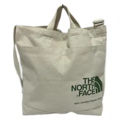 THE NORTH FACE(ノースフェイス) ショルダーバッグ美品  - アイボリー×グリーン 2way