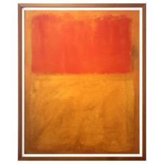 マーク・ロスコ『Orange and Tan（1954年）』アートフレーム 新品