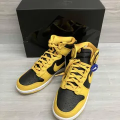 NIKE ナイキ Dunk high Retro PRM スニーカー 27.0cm イエロー/ブラック BLACK/POLLEN-WHITE HJ4320 001
