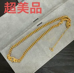 Christian Dior ネックレス　ロング　チェーン　喜平　ゴールド Christian Dior クリスチャンディオール ロゴ 喜平 ロング