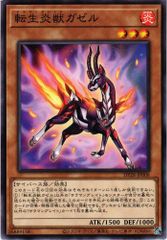 [同一カード3枚セット販売] 遊戯王 転生炎獣ガゼル ノーマル DP28-JP008