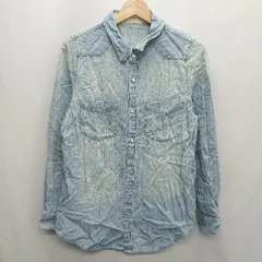 ◇ ⊇ SENSE OF PLACE センス オブ プレイス コットン100% 長袖 ジャケット サイズM ブルー系 レディース E  【1410100003556】