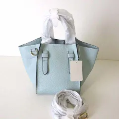 デイシー deicy バッグ 2way ショルダーバッグ ハンドバッグ レザー ミントブルー かばん 鞄 カバン タグ付 美品のサムネイル