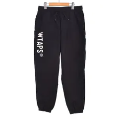 ダブルタップス WTAPS 24SS TRACK TROUSERS NYLON. TUSSAH. PERTEX. SIGN トラック トラウザー ナイロンタッサー パンツ 2 黒 ブラック 241CWDT-PTM01のサムネイル