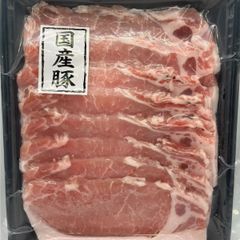 冷凍国産豚ロース厚めスライス