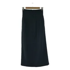 【美品】  BEAUTY&YOUTH / ビューティーアンドユース | ハイウエスト スリット ロングスカート | S | ブラック | レディース