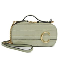 クロエ(Chloe) ショルダーバッグ ミニダリア ブルー レディース レザー 