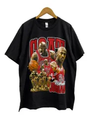 ヴィンテージ✨️Michael Jordan 優勝新聞記事プリントTシャツ L Changes 90's Printed T-Shirt “Chicago BULLS WORLD CHAMPION