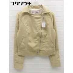 ◇ one after another NICE CLAUP スエード調 長袖 ジャケット ベージュ レディース 【中古】 【1101260003929】