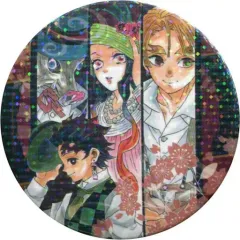 【中古】バッジ・ピンズ(キャラクター) 【レア】 集合(ホロ) 「鬼滅の刃 コレクション缶バッジ 第1弾」 ジャンプショップグッズ