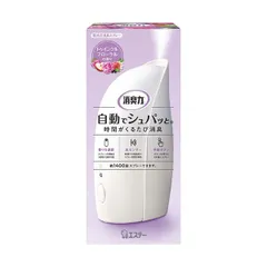 （まとめ） エステー 消臭力自動でシュパッと トゥインクルフローラルの香り 本体 1個 【×10セット】