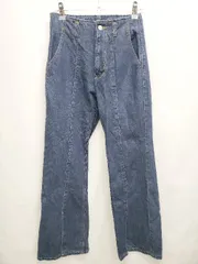 ◇ PAGEBOY ページボーイ ハイウエスト フレア ジーンズ デニム パンツ サイズ25S ネイビー レディース P  【1406180031985】