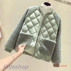 中綿ジャケット レディース ダウンジャケット ファー 冬 アウター 体型カバー 韓国ファッション 防寒コート 着痩せ おしゃれ 体型カバー 防寒 ジャケット vii4w719358