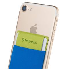 【特価】SINJIMORU 手帳型 カードケース、SUICA PASMO カード入れ パース ケース iPhone14 Plus Pro Pro Max iPhone 13 12 シリーズ対応 スマホ 背面 カードホルダー、シンジポ-チflap、ブルー。