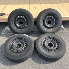 最終値下げ 200系 ハイエース 純正ホイールタイヤセット 195/80R15 15