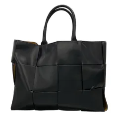 BOTTEGA VENETA(ボッテガヴェネタ) トートバッグ ラージザ・アルコトート 620623 黒 内側底取り外し可 レザー