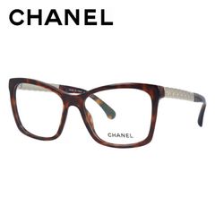 CHANEL シャネル 3428レザーチェーン ココマーク メガネ ケース付 
