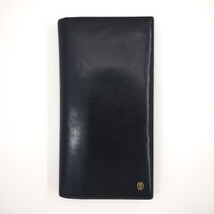 カルティエ Cartier 金パシャ ブラックカーフ製長財布 小銭入れ付き