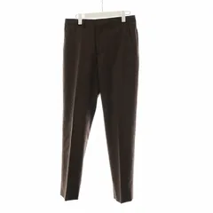 エトロ ETRO スラックス テーパードパンツ ジップフライ ウール 46 S 茶 ブラウン ■GY17 /MQのサムネイル