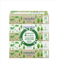 【まとめ買い-12点セット】ネピアネピＥＣＯティシュ２００組５コパック 【王子ネピア】 【ティッシュ】