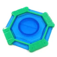 【中古】コースター(キャラクター) スイッチ型コースター(ブルー×グリーン) 「セガラッキーくじ ファンタシースターオンライン2~アークマ来襲編~」 F賞