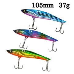 メタルバイブ 105 mm  37g 3個セット　ロングメタルバイブBBS37g